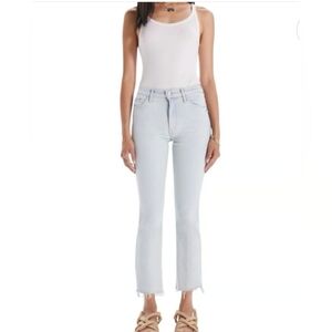 Mother The Insider Crop Step Fray Sz 27